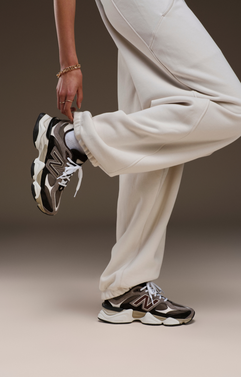 Person wearing 9060s